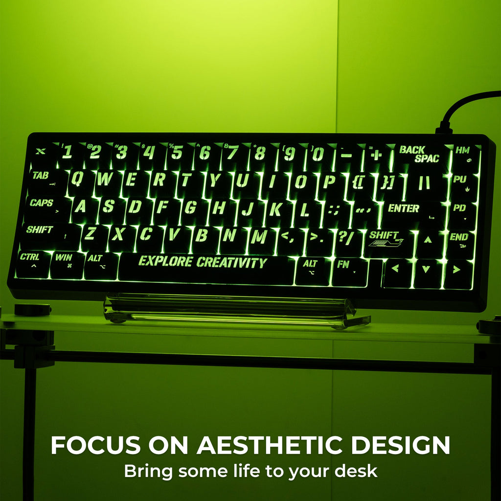 XVX IMD MIAMI Pattern Shine-Through OEM Profile 118-Key Keycap Set - Agenda365.com