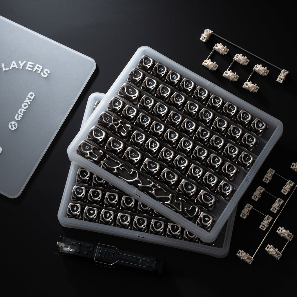XVX Venom Themed Liquid Metallic Electroplating ABS+PC Keycap Set - Agenda365.com
