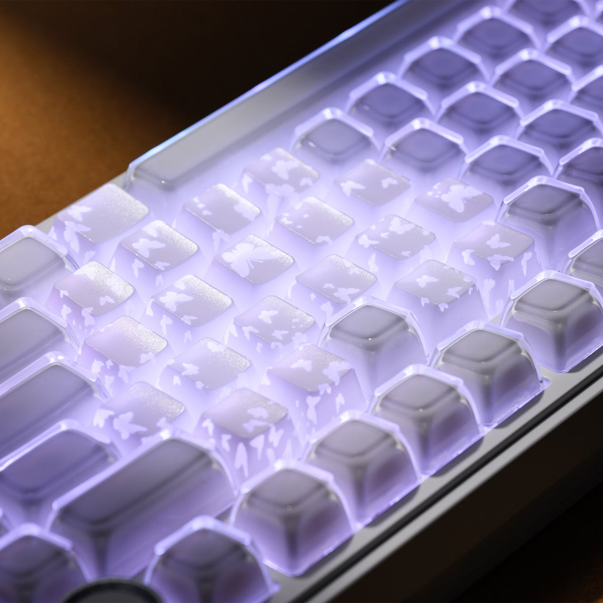 XVX IMD FlutterBloom Heart Layout 21-Key Artisan Keycap Set - Agenda365.com
