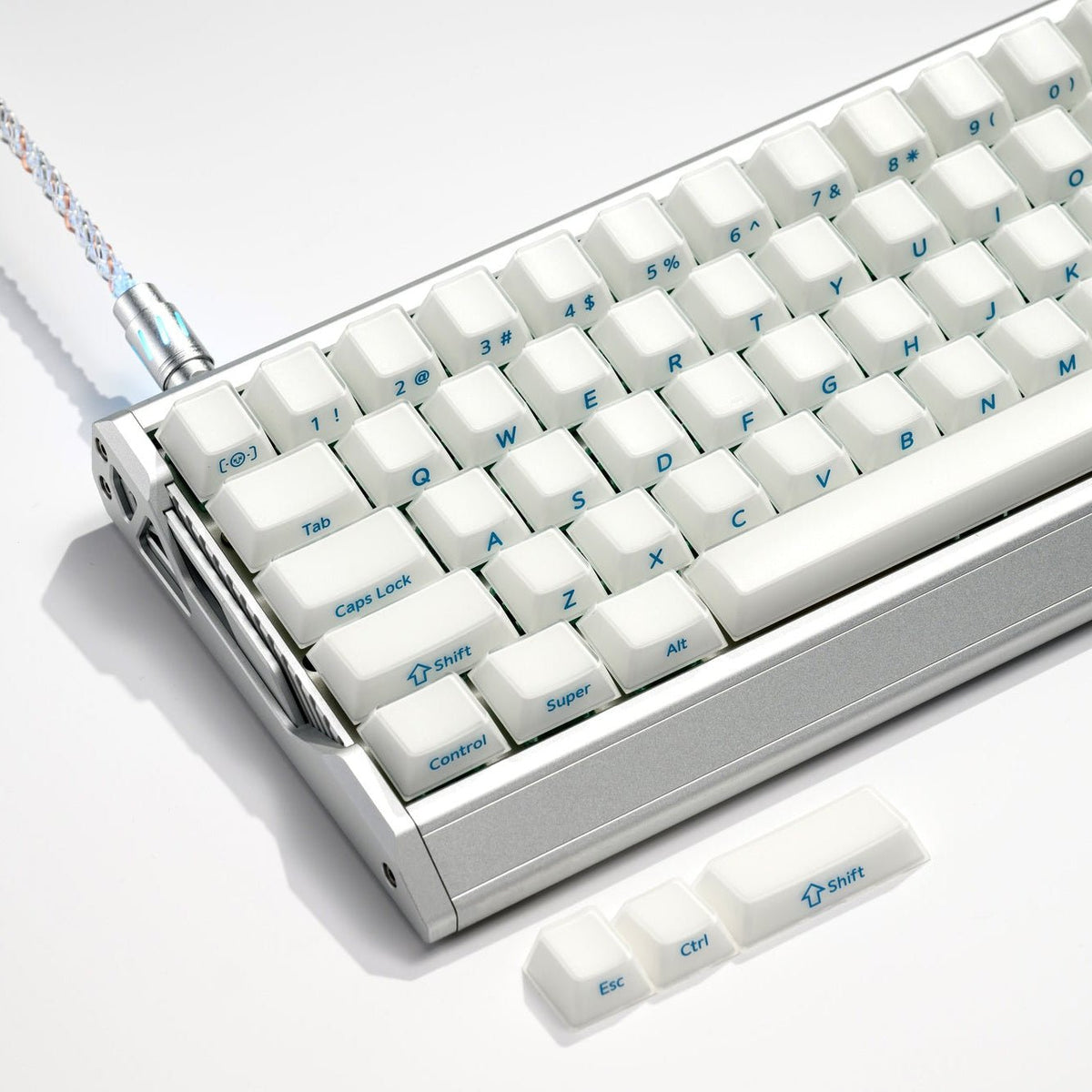 XVX Velvet Jelly Side-Printed Translucent Cherry Profile Double-Shot Keycap Set - Agenda365.com
