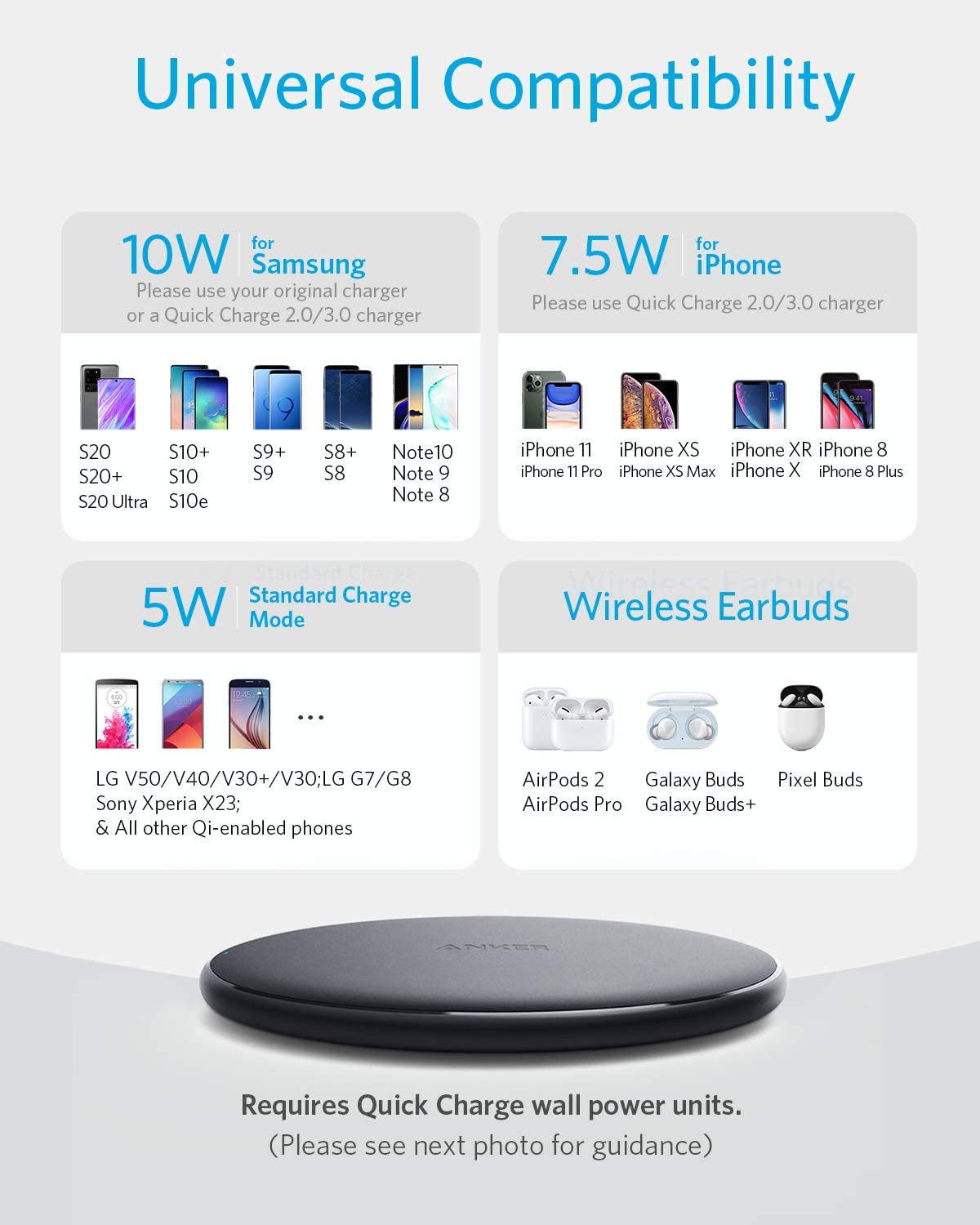 Anker <b>313</b> Wireless Charger (Pad) - Agenda365.com
