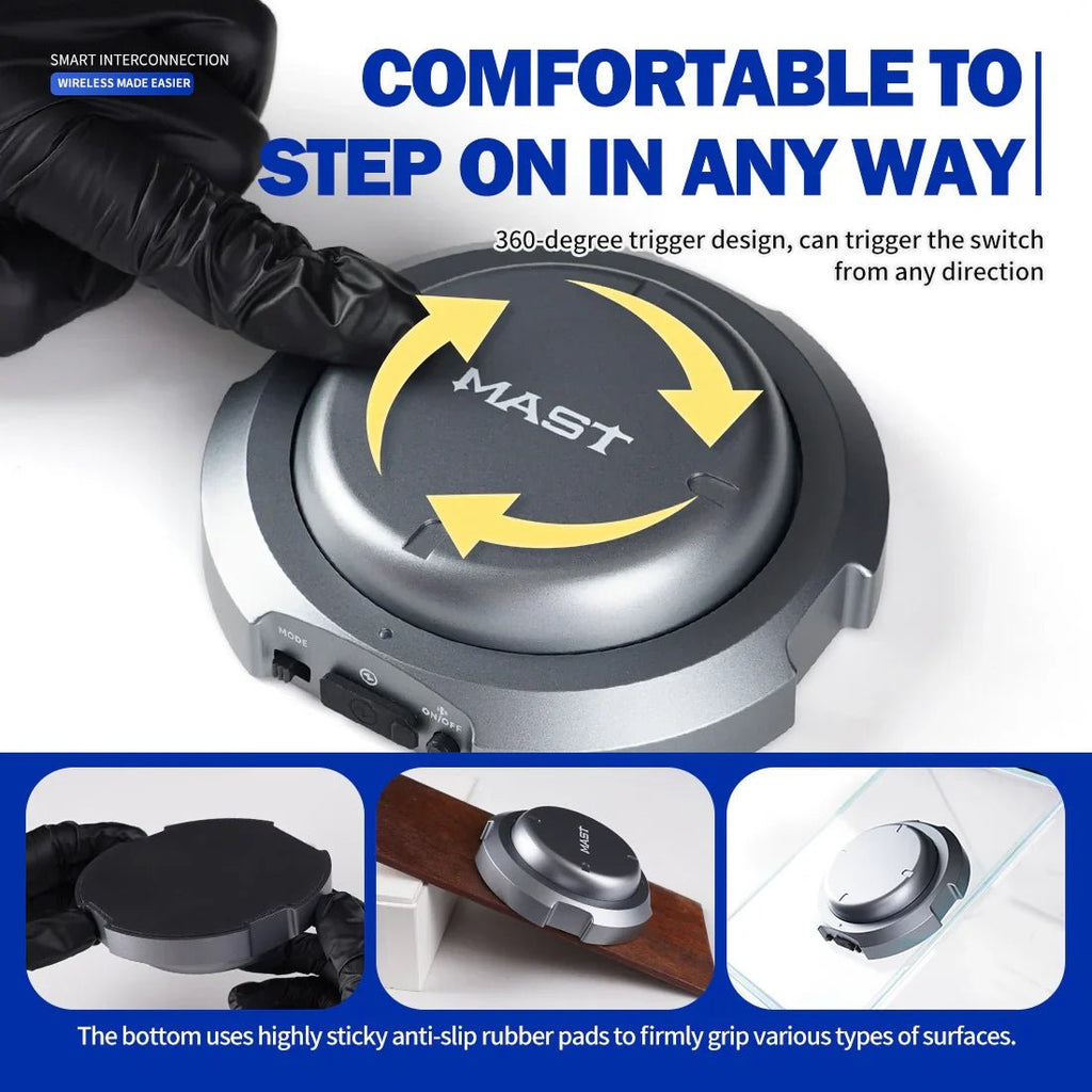 Mast Wireless Foot Pedal Smart Interconnection Bluetooth Pedal - Agenda365.com