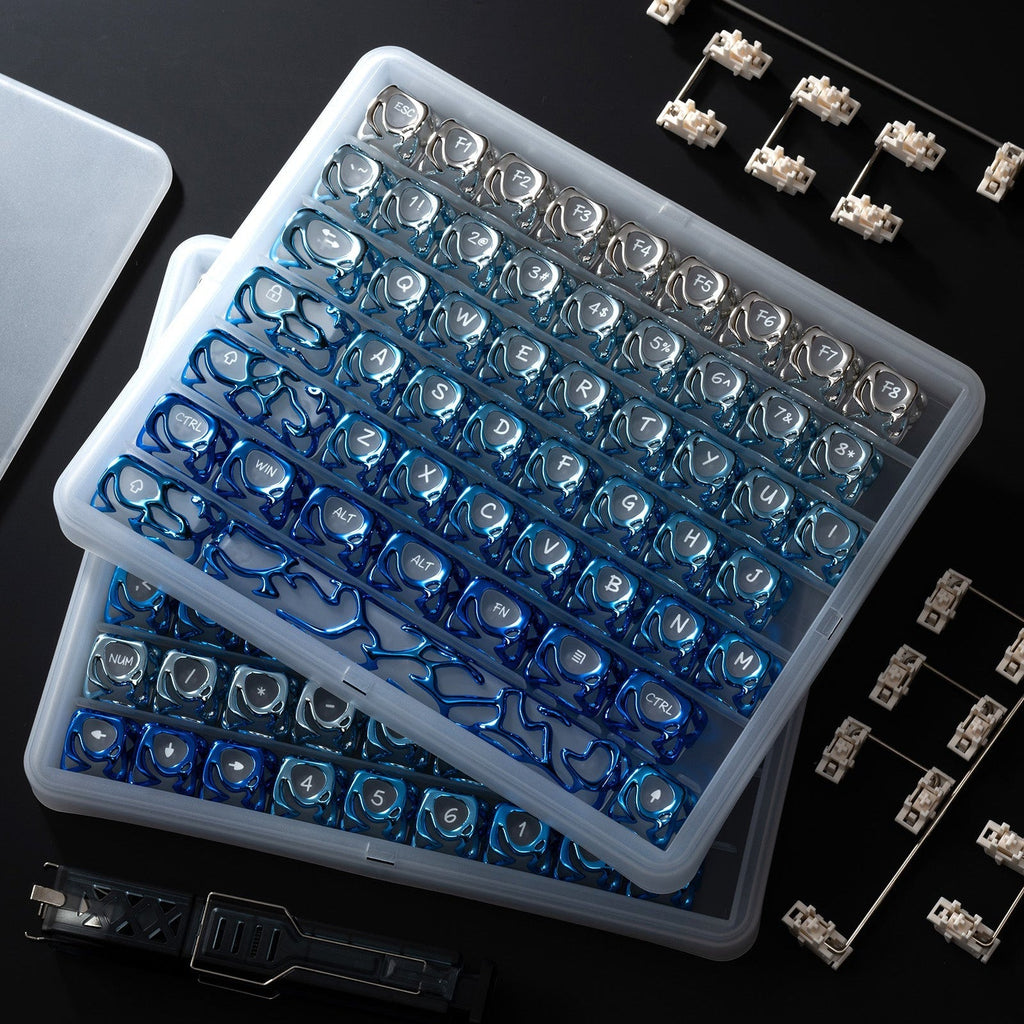 XVX Venom Themed Liquid Metallic Electroplating ABS+PC Keycap Set - Agenda365.com