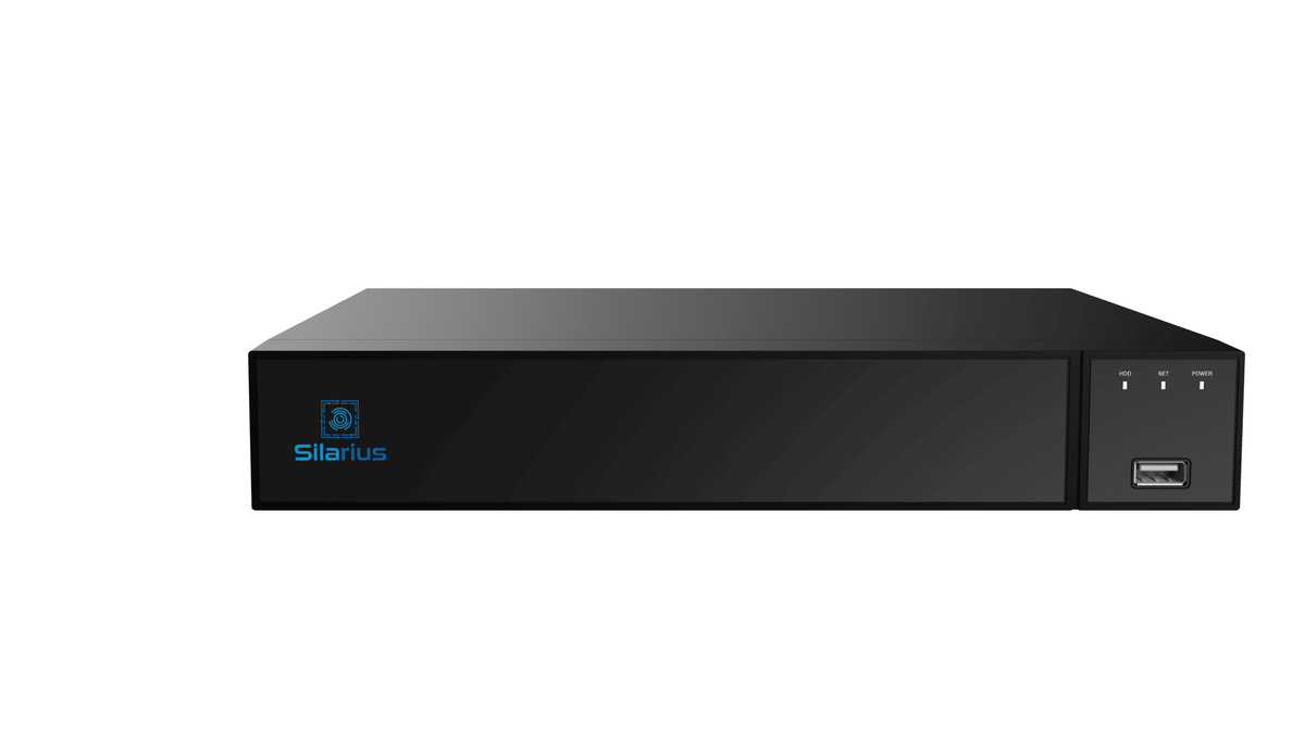 Silarius Pro Series SIL-NVR4CHPOE 9CH total, 4-Channels 4K POE NVR Gigabit, NVR, NO HDD - Agenda365.com