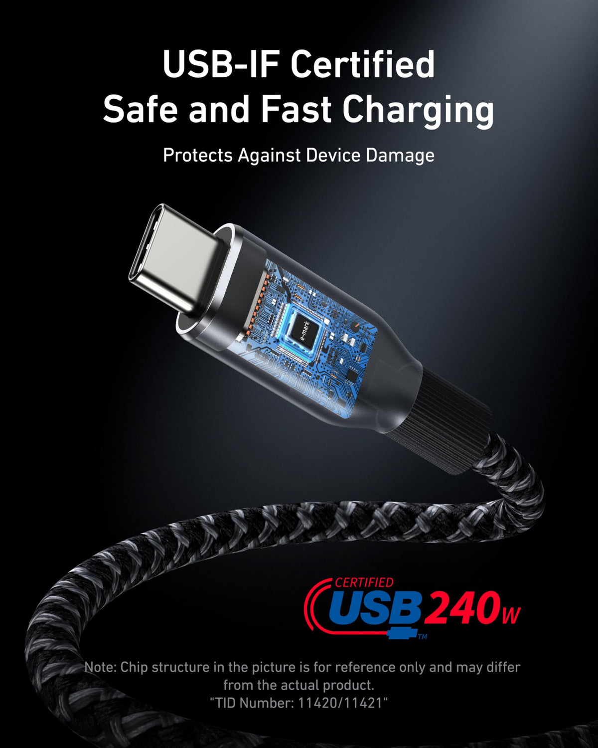Anker Prime USB-C to USB-C Cable (240W, Upcycled-Braided) - Agenda365.com