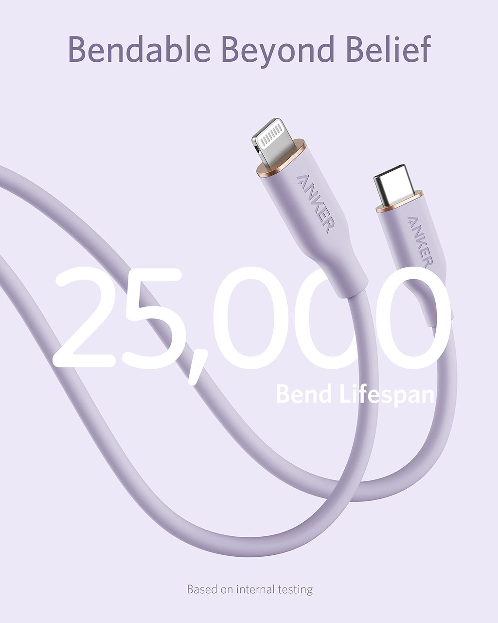 Anker <b>641</b> USB-C to Lightning Cable (Flow, Silicone) - Agenda365.com