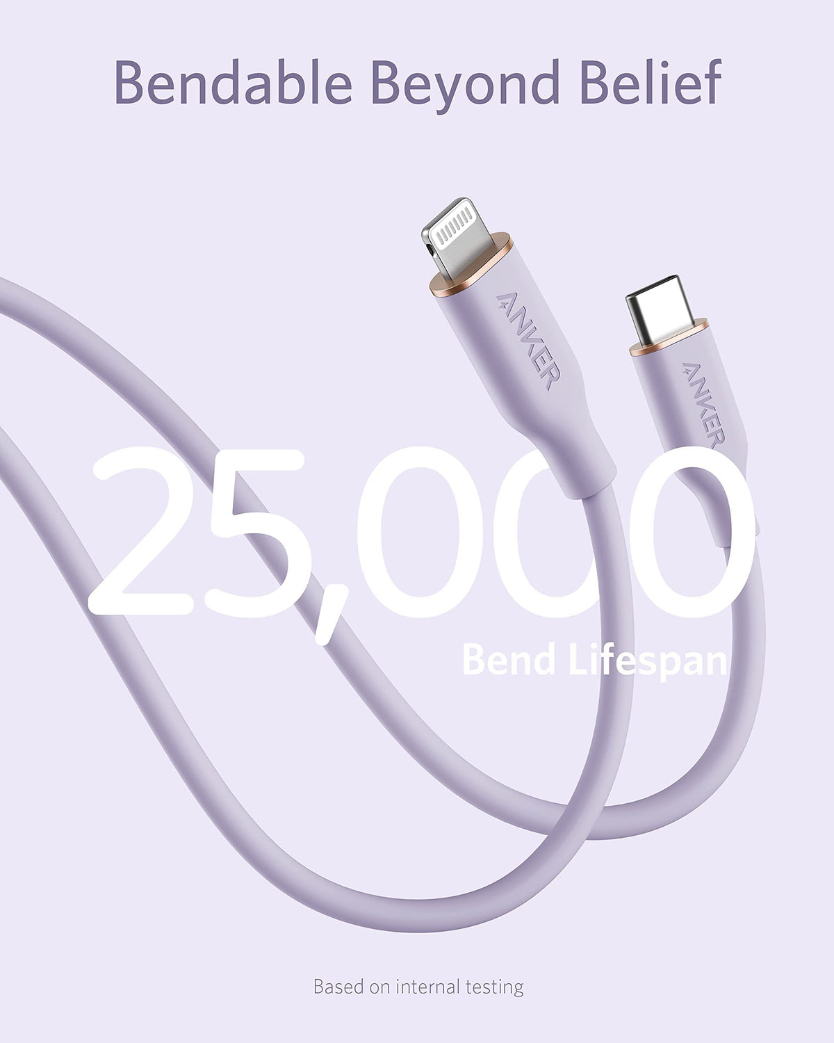 Anker <b>641</b> USB-C to Lightning Cable (Flow, Silicone) - Agenda365.com