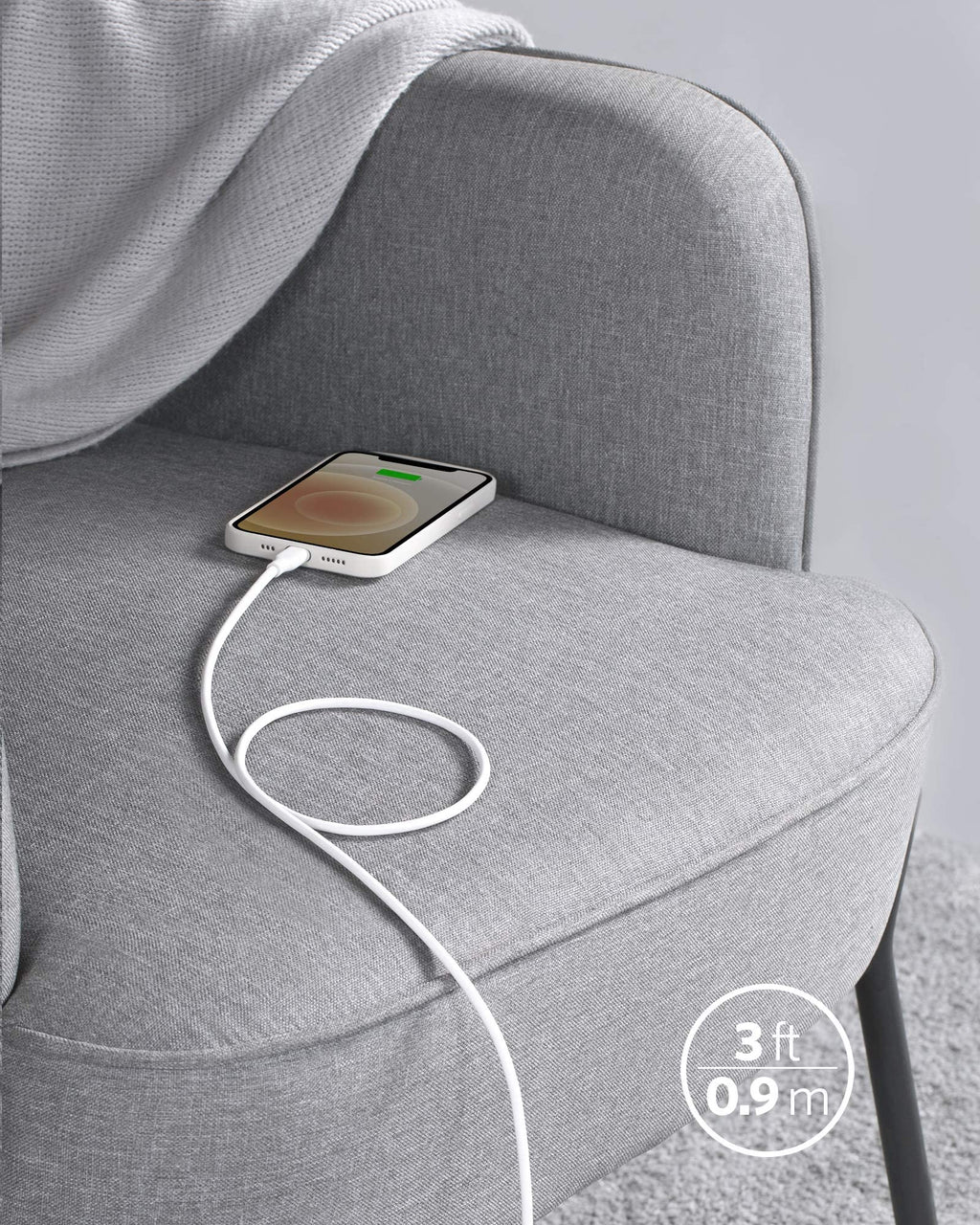 Anker <b>641</b> USB-C to Lightning Cable (Flow, Silicone) - Agenda365.com