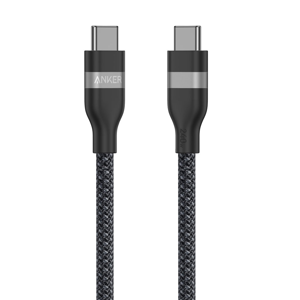 Anker USB-C to USB-C Cable (3 ft / 6 ft, 240W, Upcycled-Braided) - Agenda365.com
