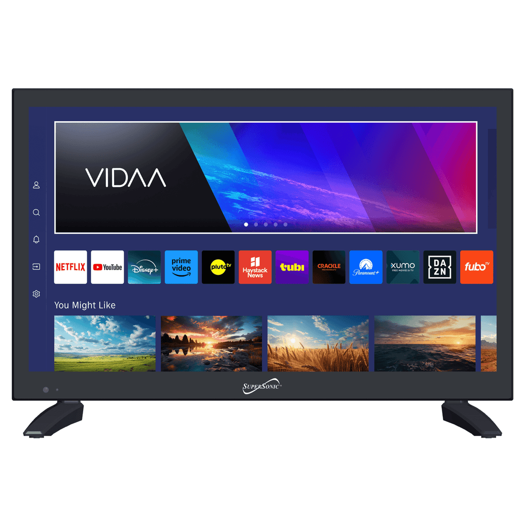 Supersonic 19" VIDAA ACDC Compatible LED Smart TV with Built-In WiFi - Agenda365.com