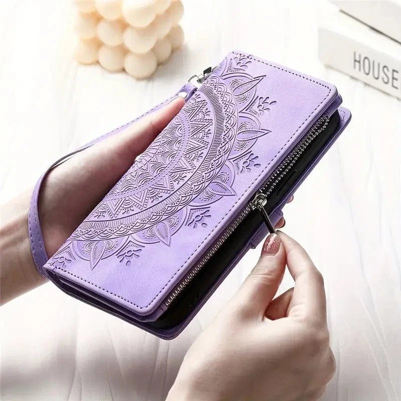 Stylish Leather Lanyard Wallet Case - Agenda365.com
