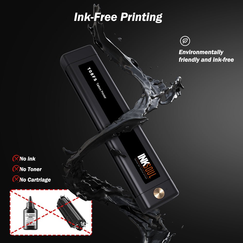 INKSOUL® T08FS Wireless Tattoo Transfer Stencil Printer-Can print shadows - Agenda365.com