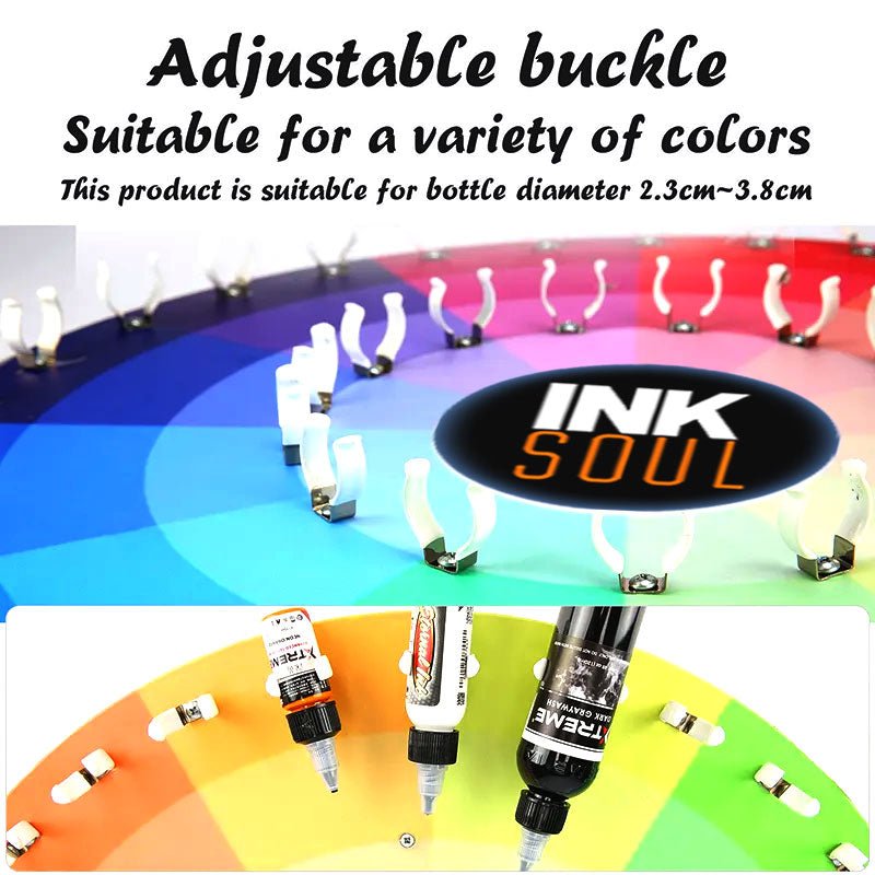 360° Tattoo Ink Display Turntable Wheel Rack - Agenda365.com