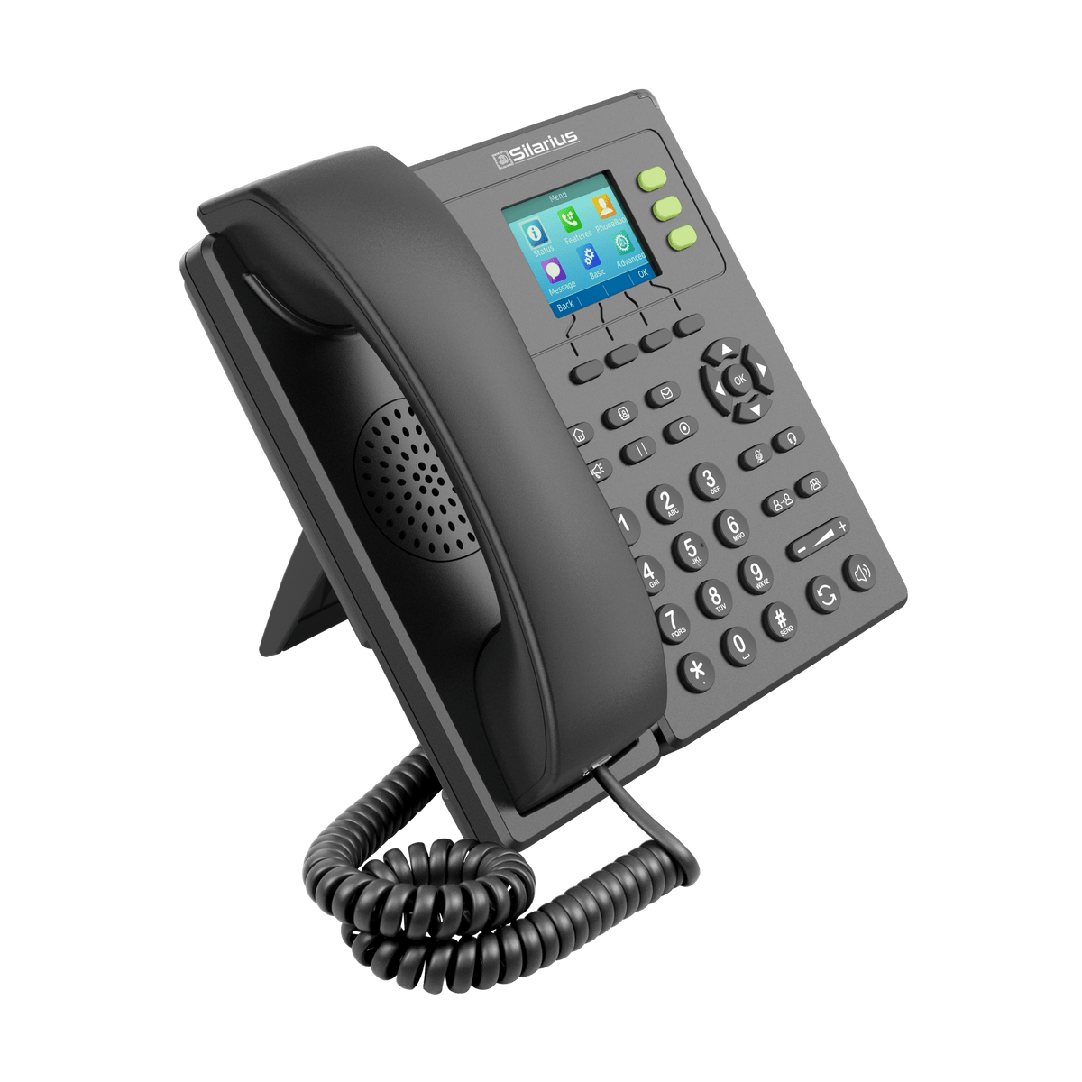 Silarius SILCIPP3SPW Basic Business Color Screen IP Phone - Agenda365.com