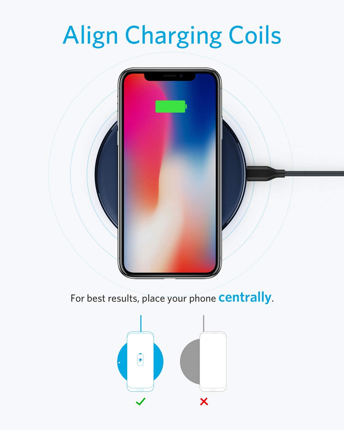 Anker <b>313</b> Wireless Charger (Pad) - Agenda365.com