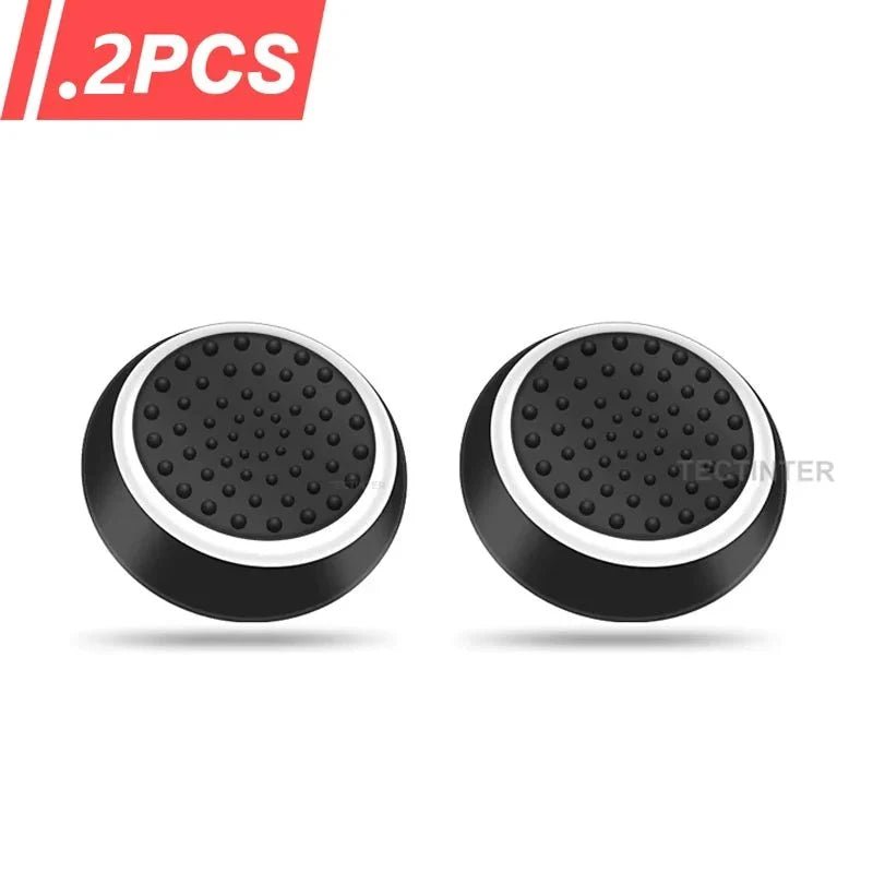 4PCS Silicone Thumbstick Grip Caps | Universal Joystick Covers for PS5, PS4, Xbox, Steam Deck, and Switch Pro Controllers - Agenda365.com
