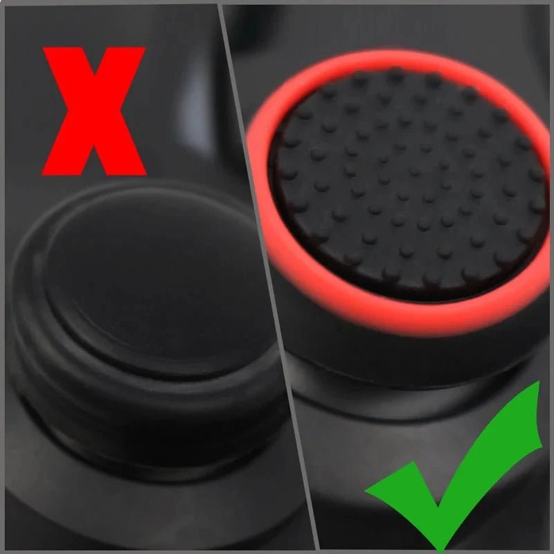 4PCS Silicone Thumbstick Grip Caps | Universal Joystick Covers for PS5, PS4, Xbox, Steam Deck, and Switch Pro Controllers - Agenda365.com