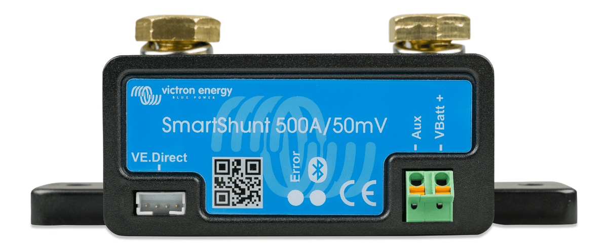 Victron SHU050150050 SmartShunt 500A Battery Monitor IP21 Smart Shunt Bluetooth - Agenda365.com