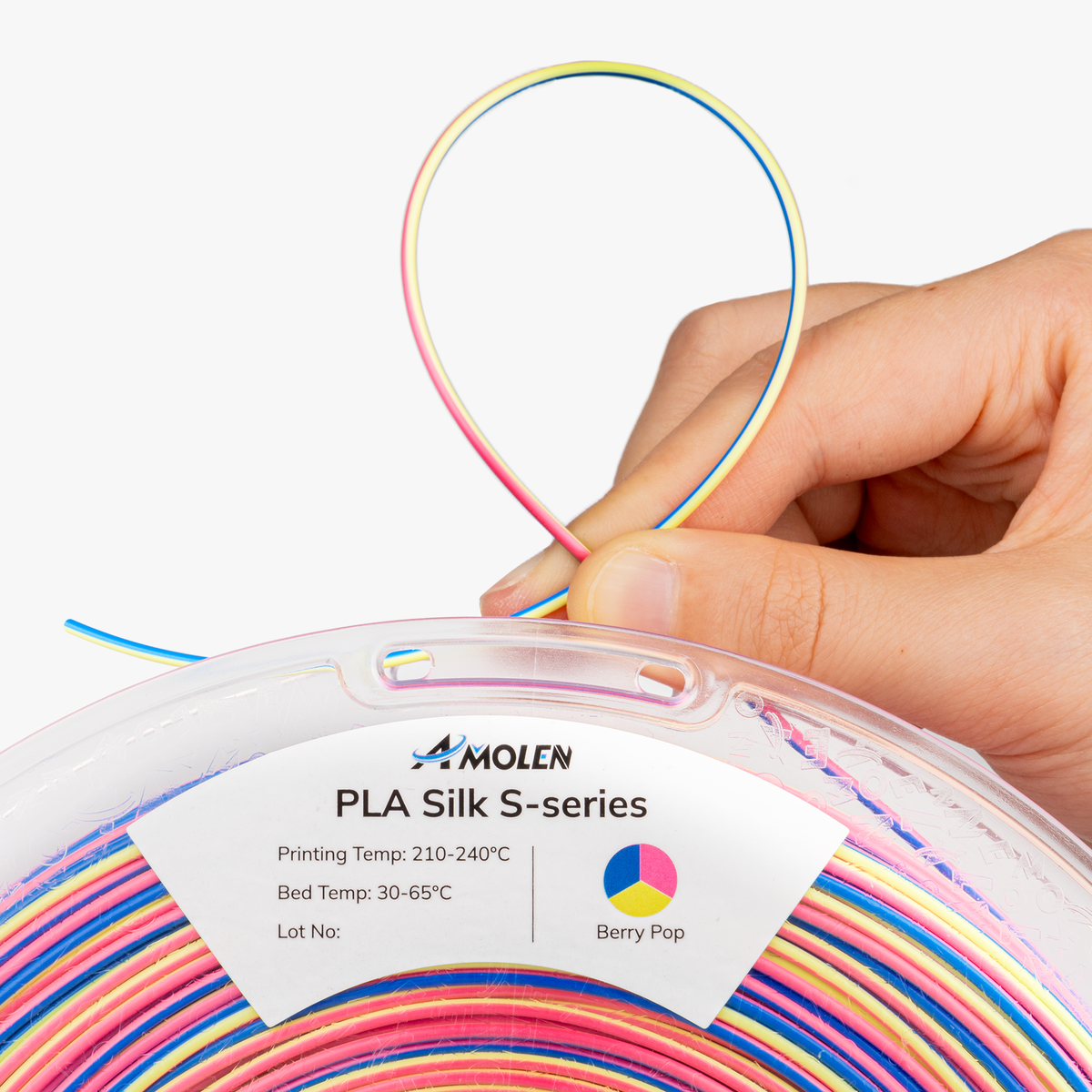 PLA Silk S-Series Filament 1.75mm, 1KG/2.2LB - Agenda365.com