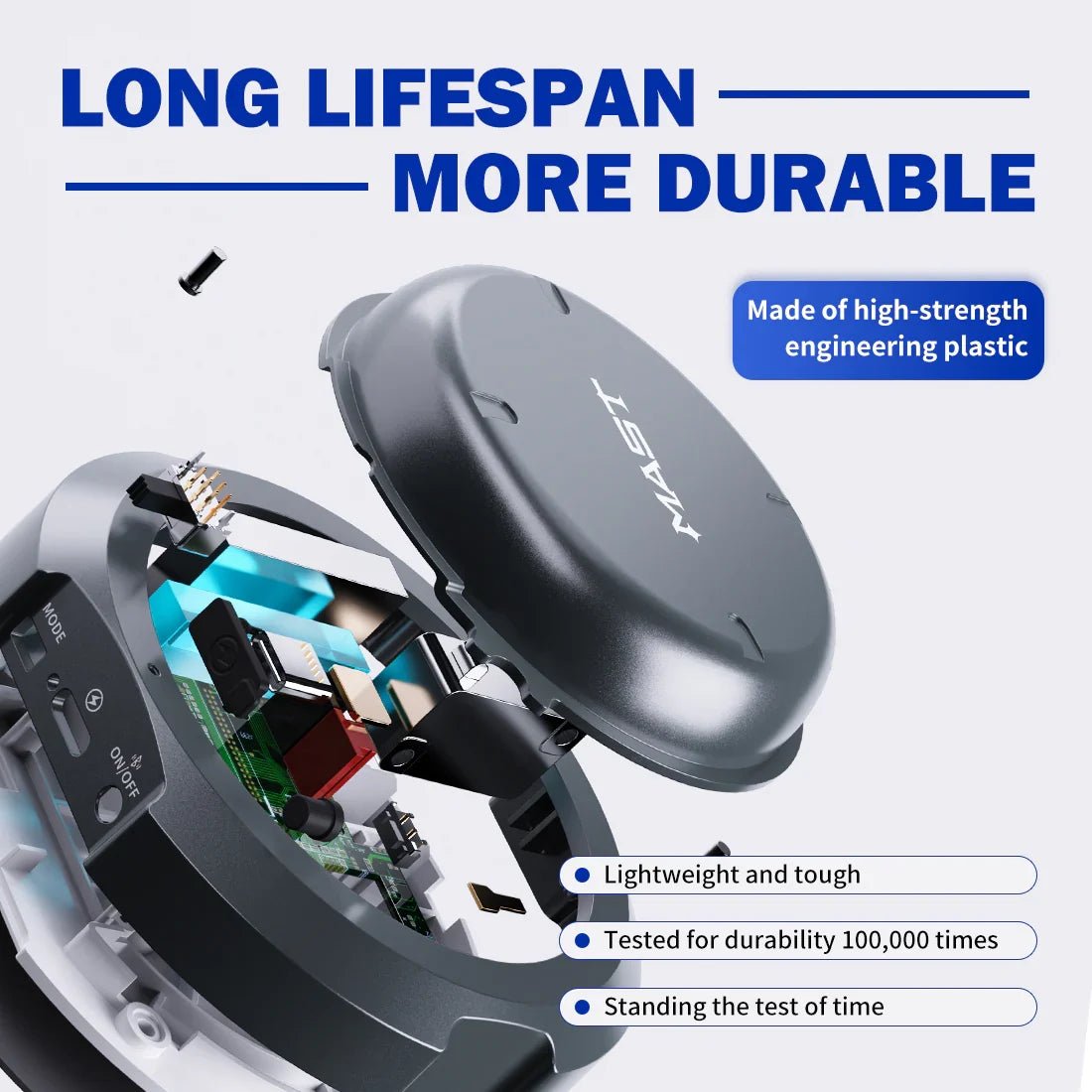 Mast Wireless Foot Pedal Smart Interconnection Bluetooth Pedal - Agenda365.com