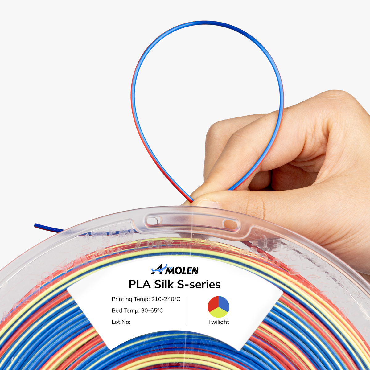 PLA Silk S-Series Filament 1.75mm, 1KG/2.2LB - Agenda365.com