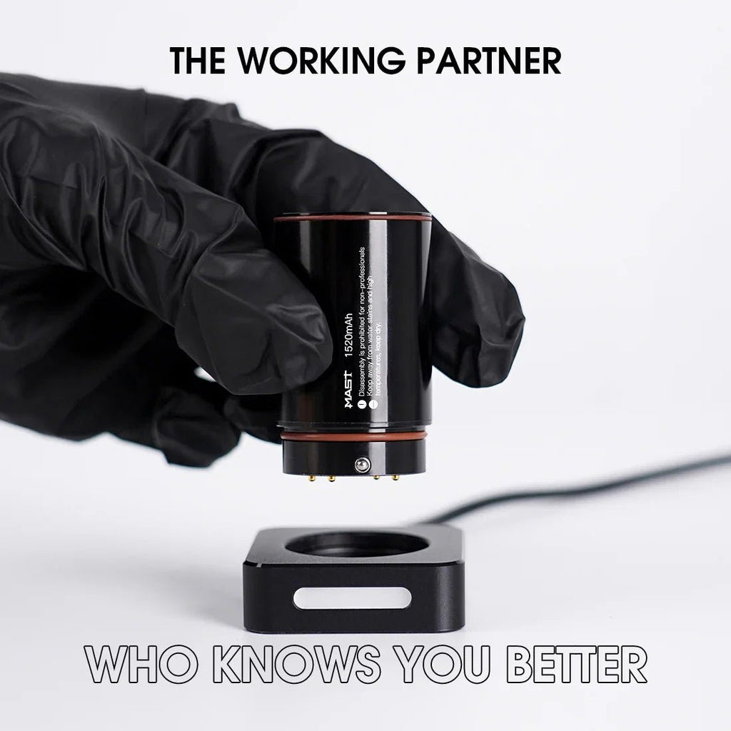 Original Battery&Charging Base for MAST Racer Pro Wireless Tattoo Pen Machine - Agenda365.com