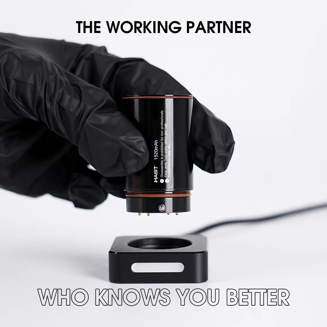 Original Battery&Charging Base for MAST Racer Pro Wireless Tattoo Pen Machine - Agenda365.com