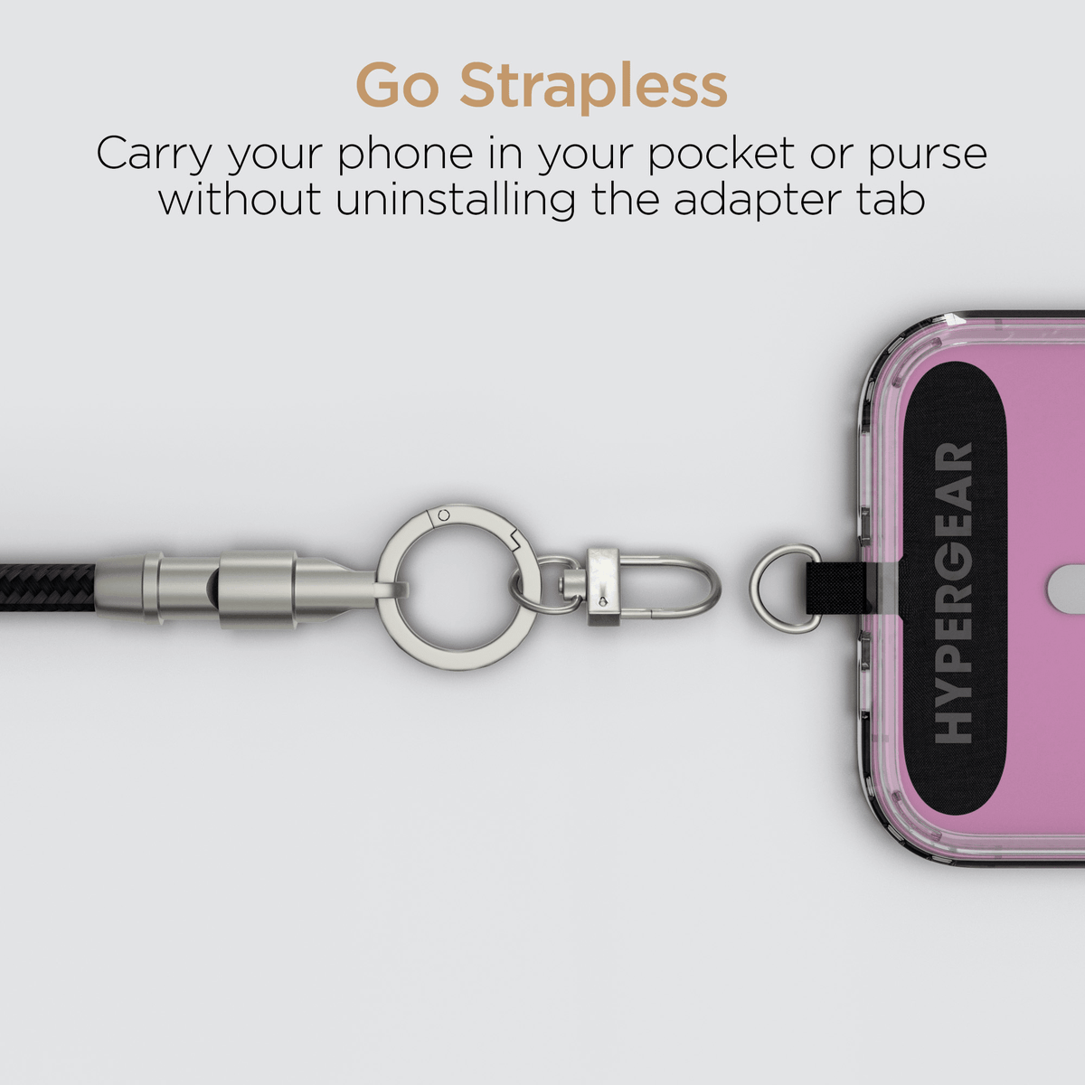 HyperGear 2-in-1 Universal Crossbody Phone Strap and Charging Cable - Agenda365.com