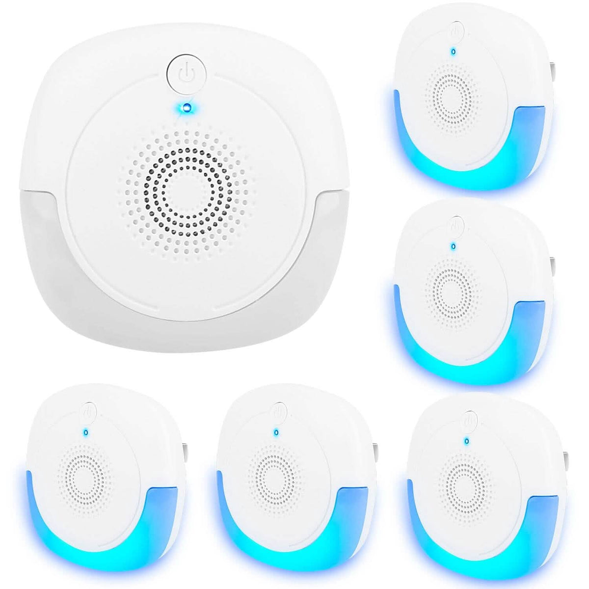 6-Pack: Ultrasonic Pest Repellers Plug-In Indoor Pest Control Mouse Repellent - Agenda365.com
