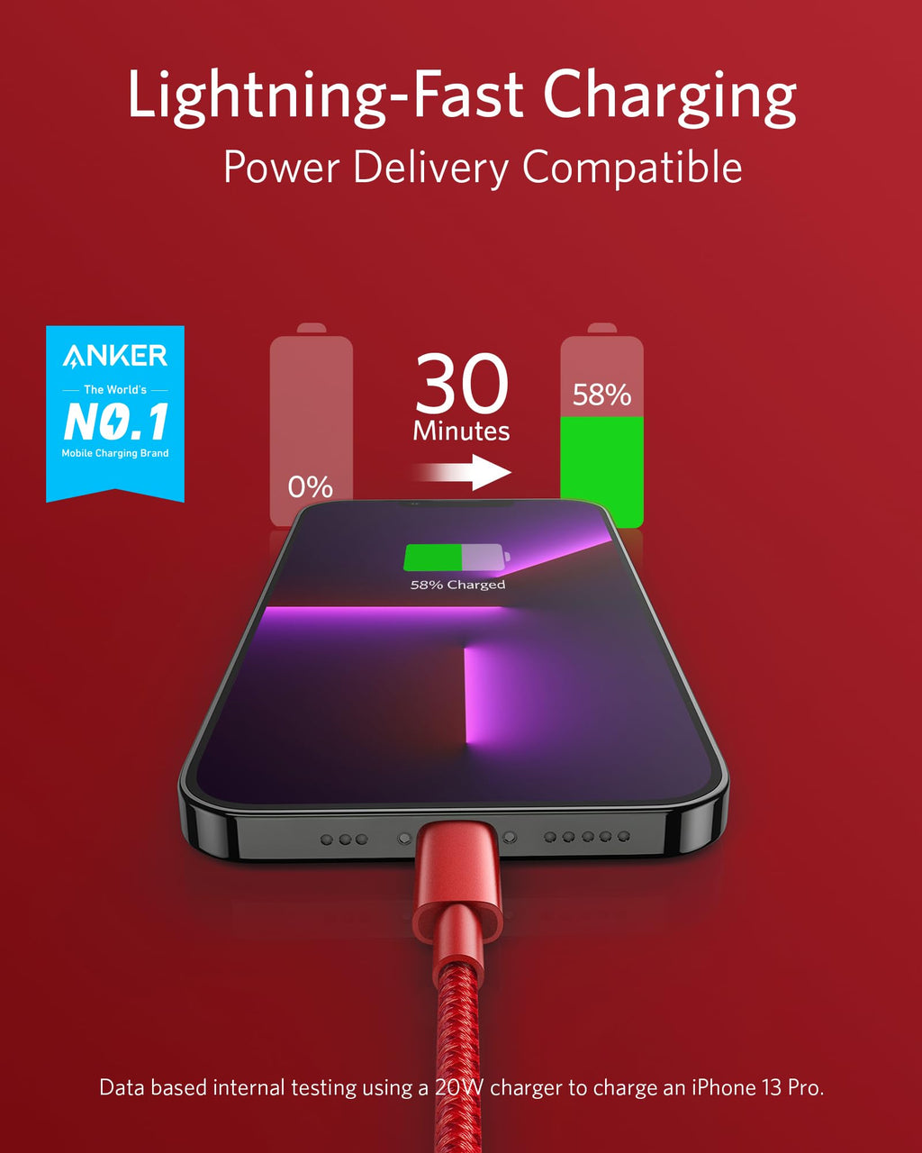 Anker <b>331</b> USB-C to Lightning Cable - Agenda365.com
