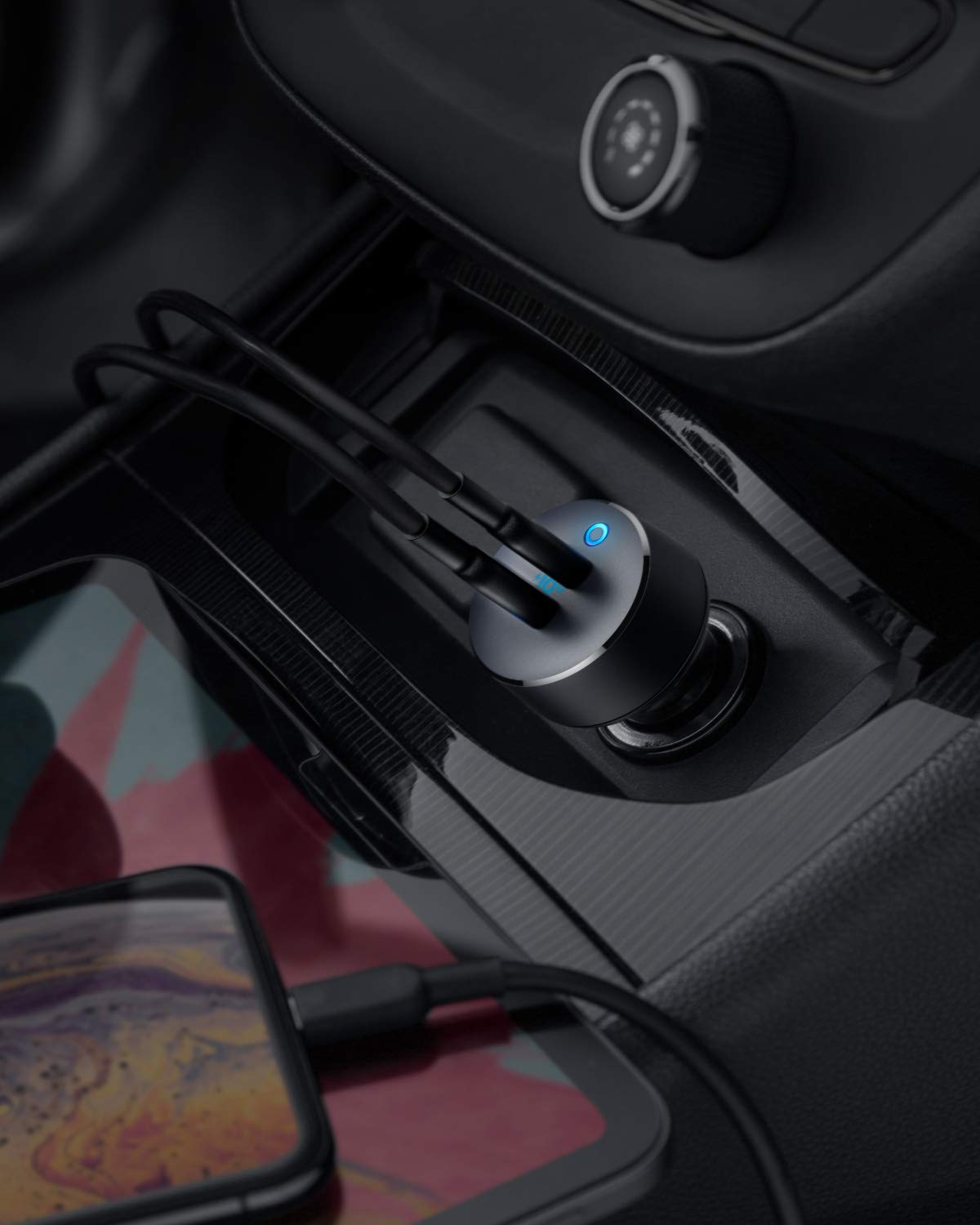 Anker <b>PowerDrive III</b> Duo USB-C Car Charger - Agenda365.com