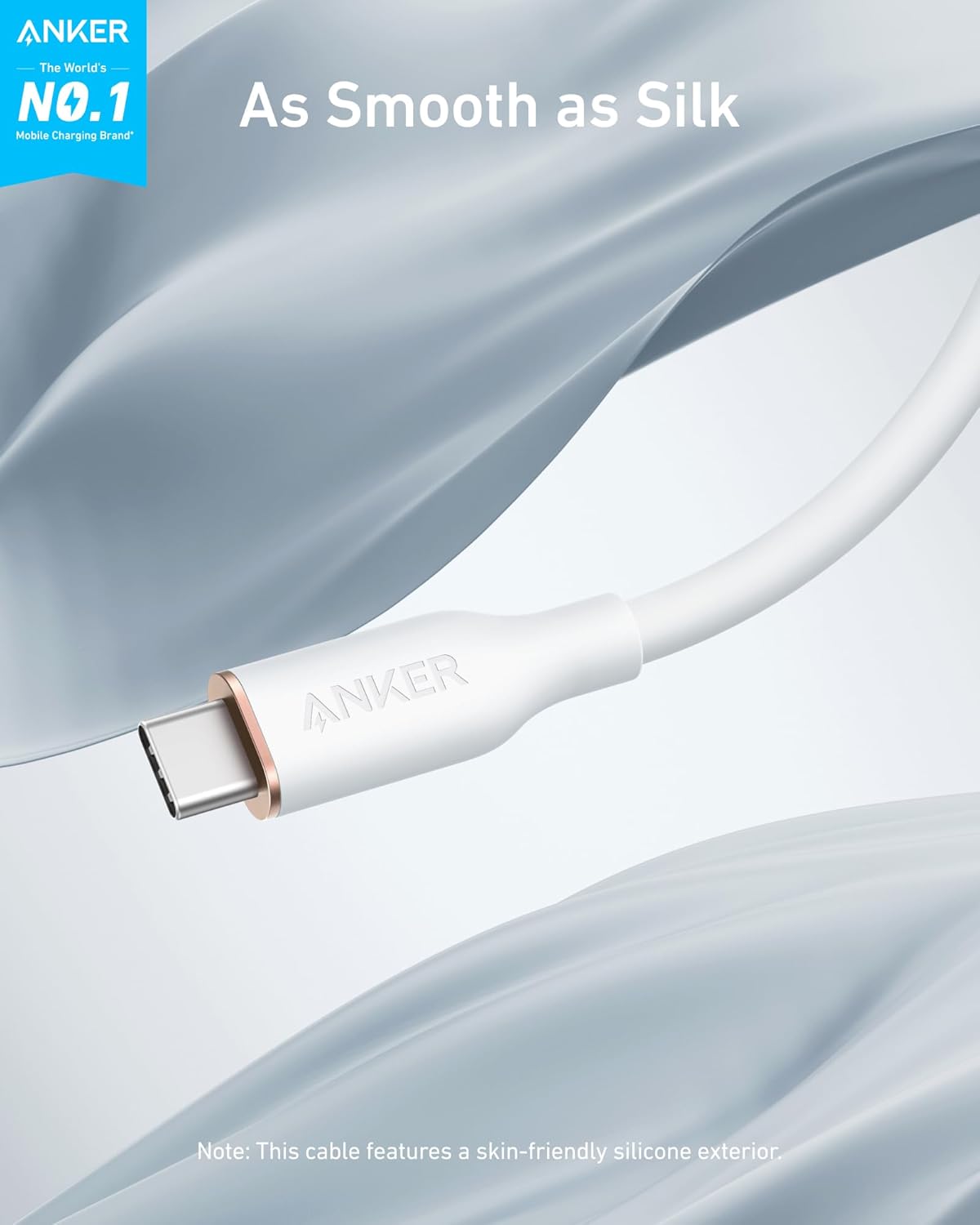 Anker <b>643</b> USB-C to USB-C Cable (Flow, Silicone) - Agenda365.com