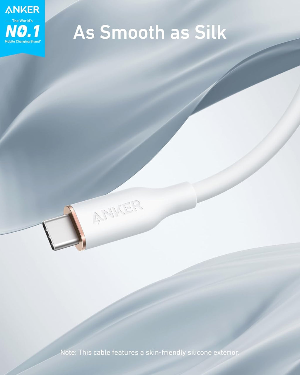 Anker <b>643</b> USB-C to USB-C Cable (Flow, Silicone) - Agenda365.com