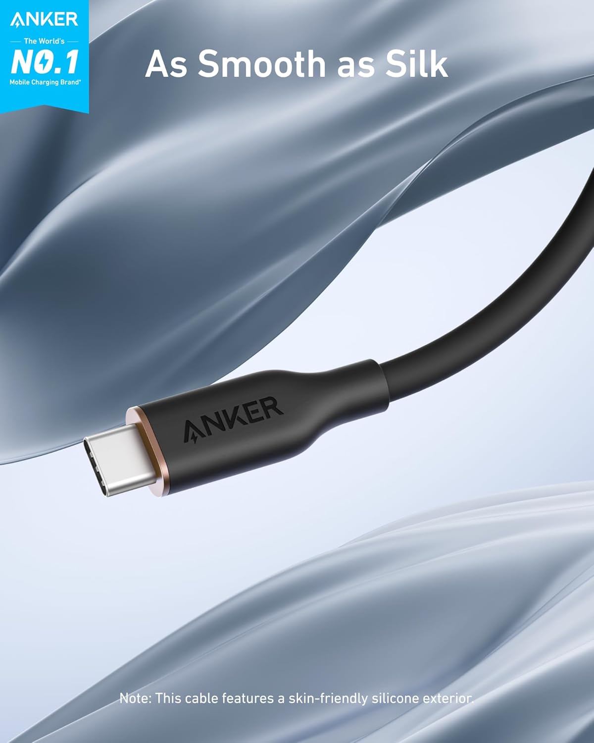 Anker <b>643</b> USB-C to USB-C Cable (Flow, Silicone) - Agenda365.com