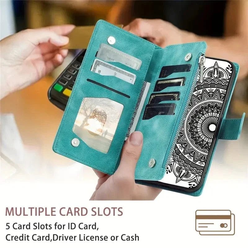 Stylish Leather Lanyard Wallet Case - Agenda365.com