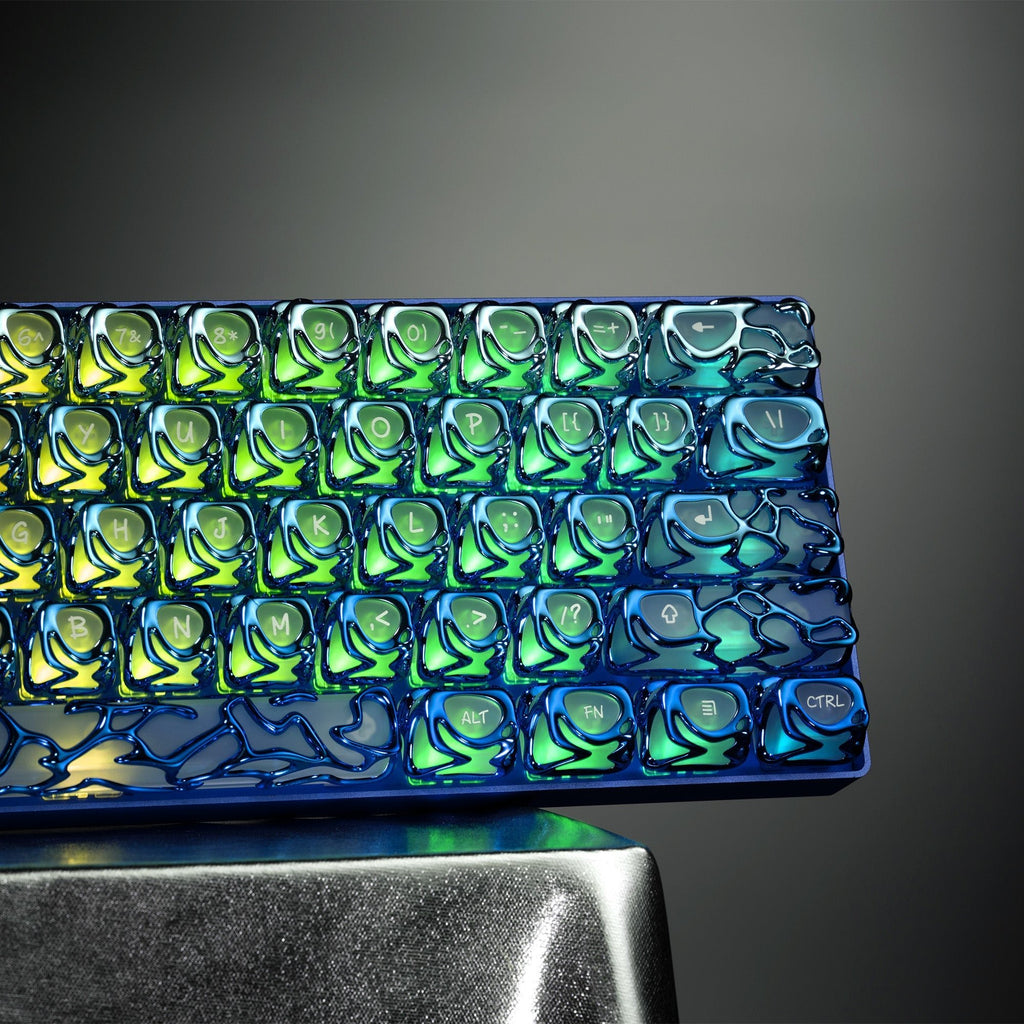XVX Venom Themed Liquid Metallic Electroplating ABS+PC Keycap Set - Agenda365.com