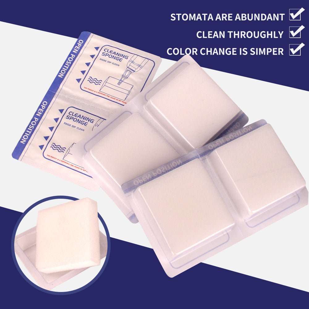 Tattoo Dip Foam - 20Pcs Dip Cups Rinse Caps Tip Rinse Dip Clean Professional Cartridge Dip Foam Cleaning - Agenda365.com