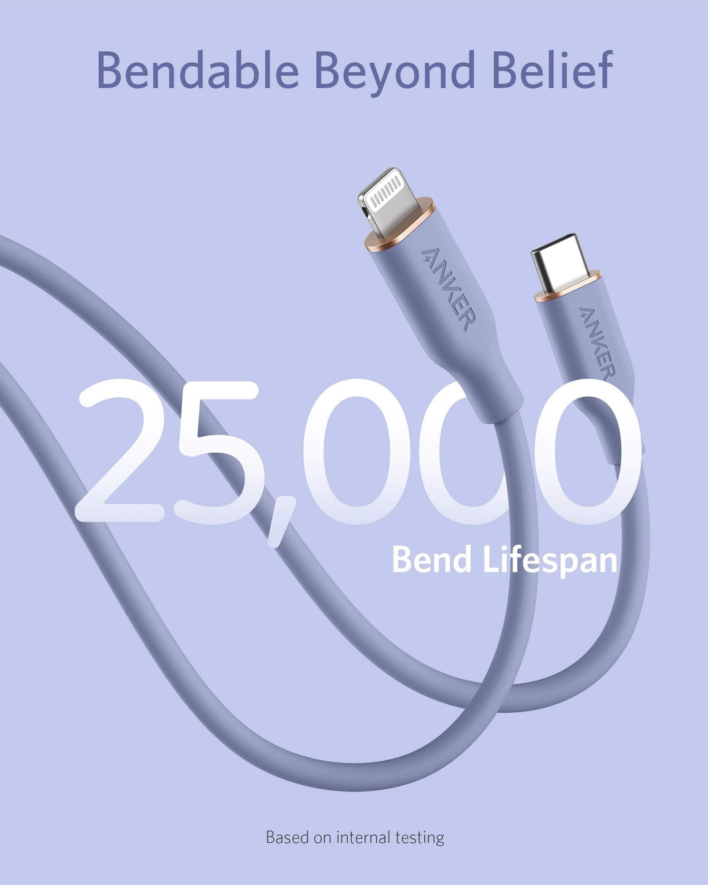 Anker <b>641</b> USB-C to Lightning Cable (Flow, Silicone) - Agenda365.com