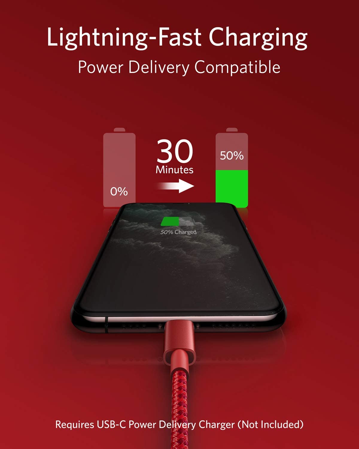 Anker <b>331</b> USB-C to Lightning Cable - Agenda365.com