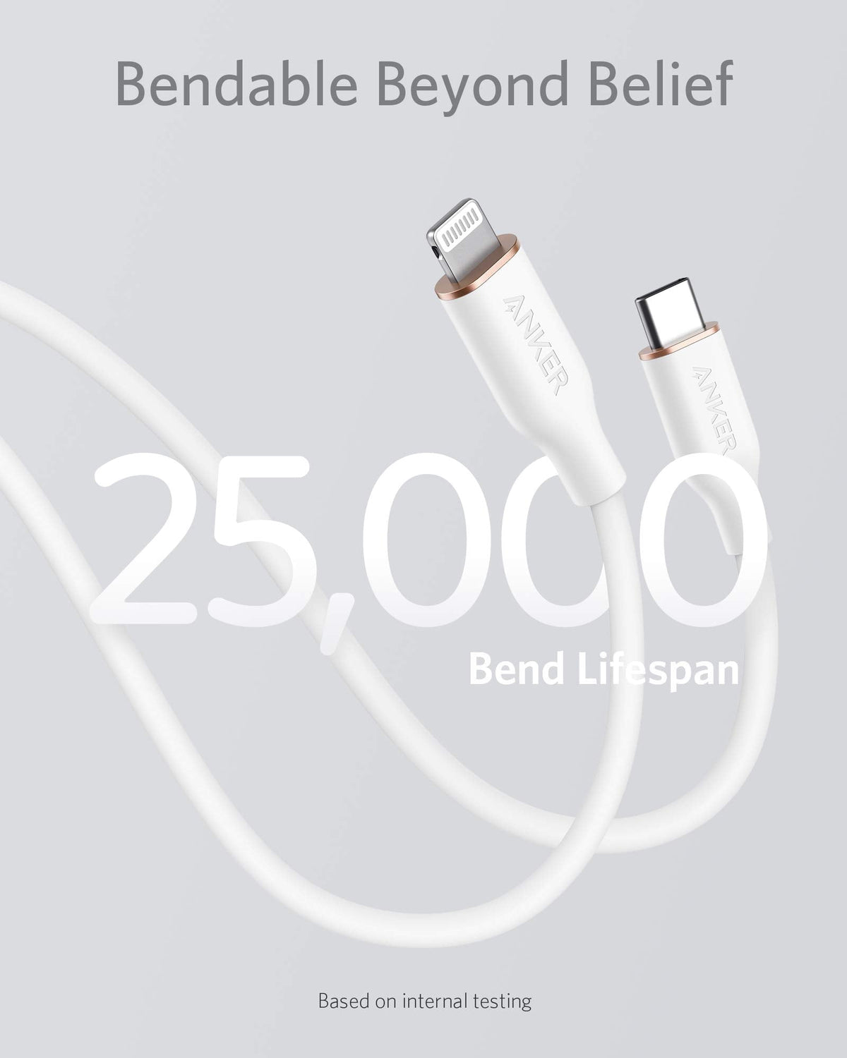 Anker <b>641</b> USB-C to Lightning Cable (Flow, Silicone) - Agenda365.com