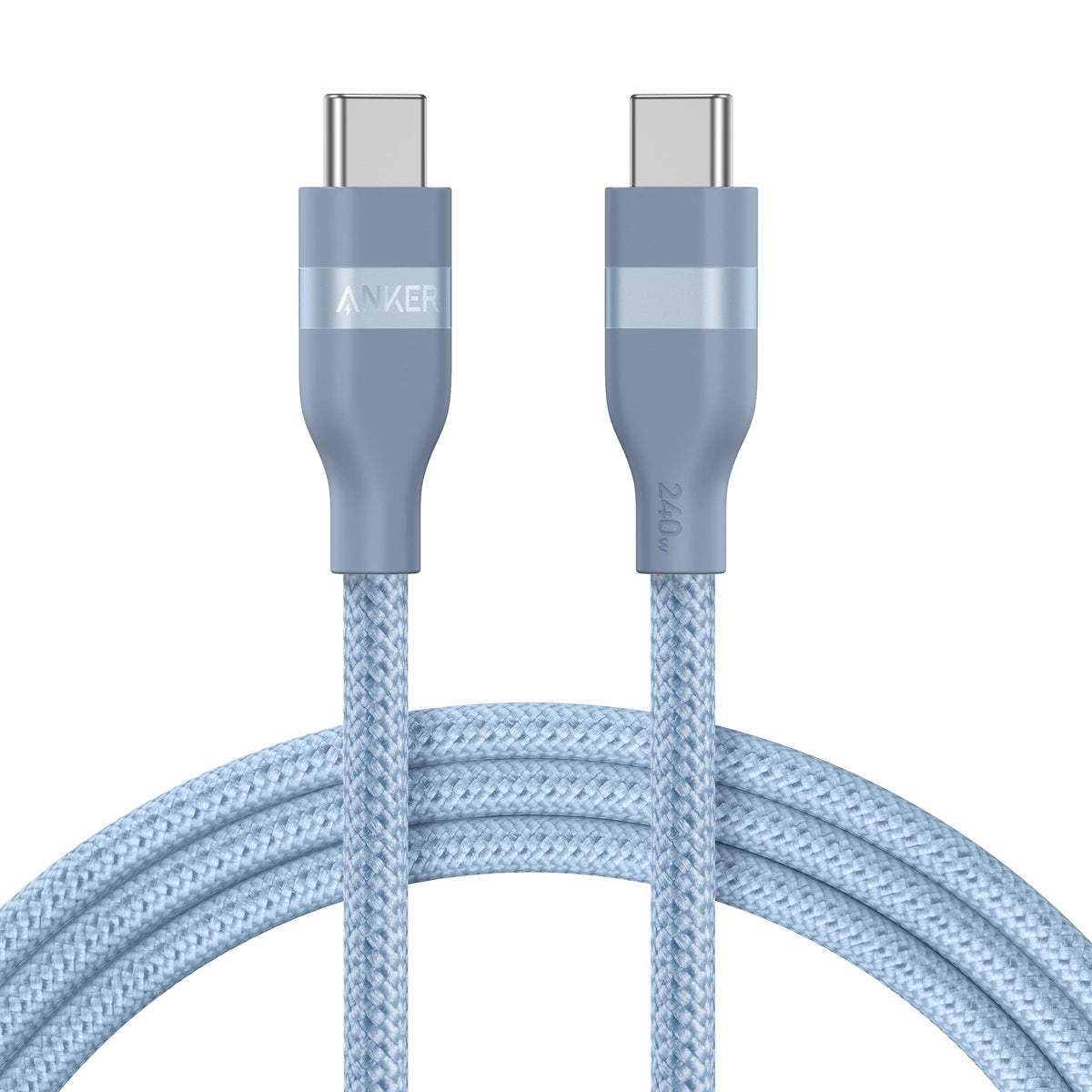 Anker USB-C to USB-C Cable (3 ft / 6 ft, 240W, Upcycled-Braided) - Agenda365.com