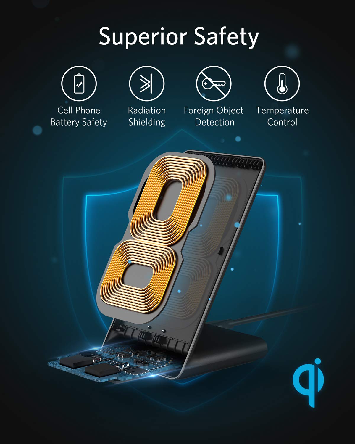 Anker <b>313</b> Wireless Charger (Stand) - Agenda365.com