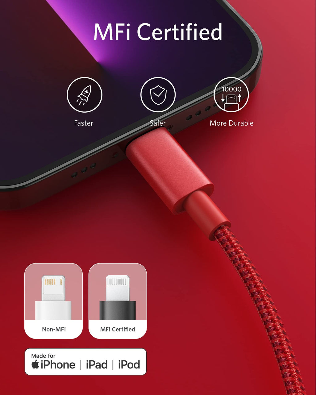 Anker <b>331</b> USB-C to Lightning Cable - Agenda365.com