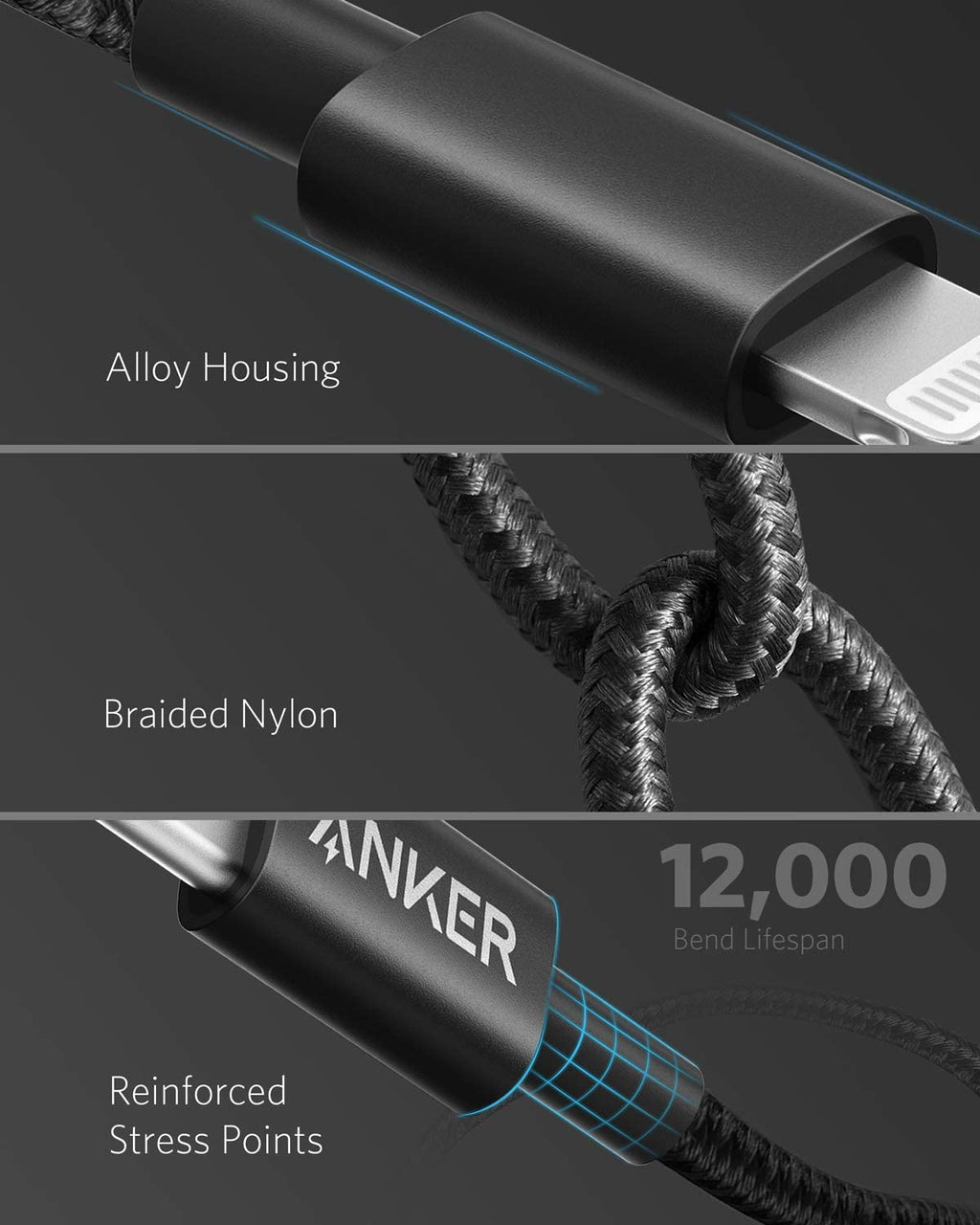 Anker <b>331</b> USB-C to Lightning Cable - Agenda365.com