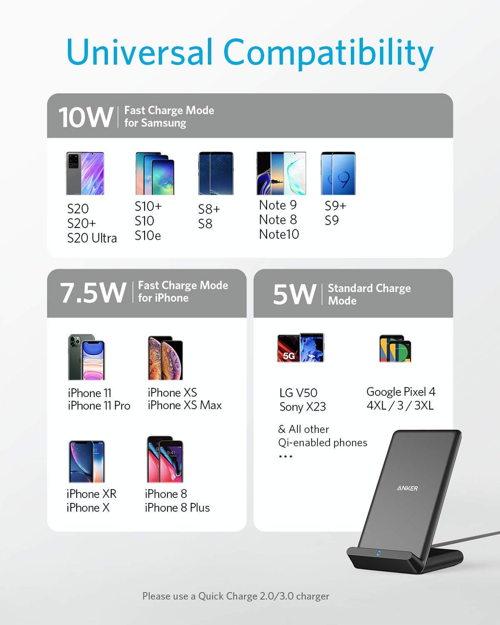Anker <b>313</b> Wireless Charger (Stand) - Agenda365.com