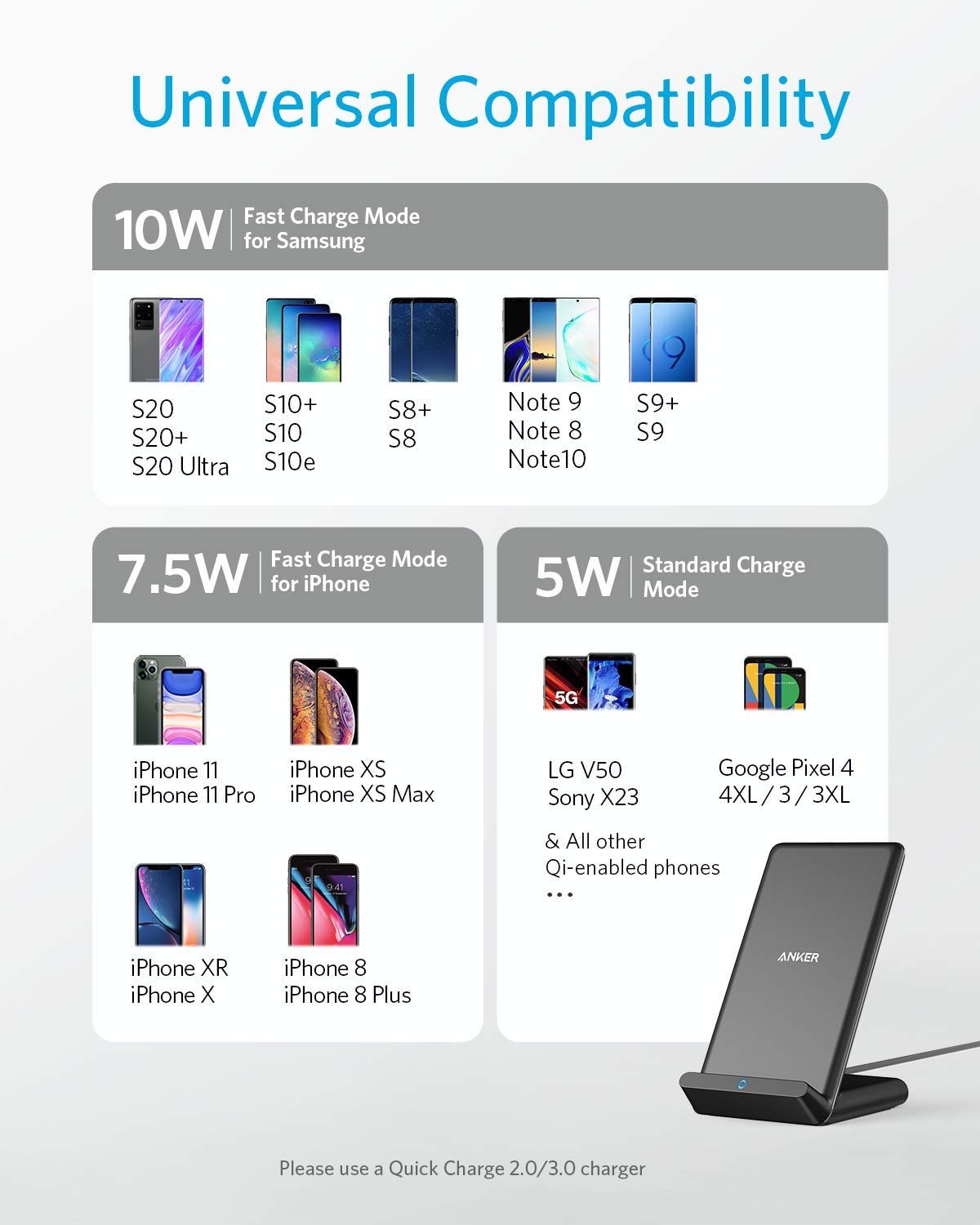 Anker <b>313</b> Wireless Charger (Stand) - Agenda365.com