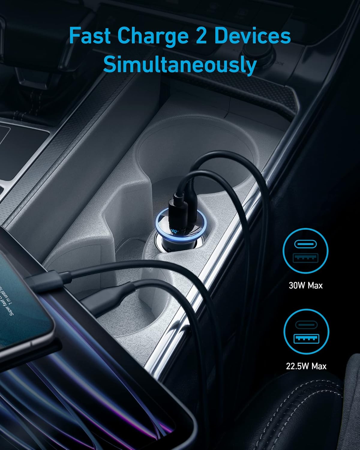 Anker <b>323</b> Car Charger (52.5W) - Agenda365.com