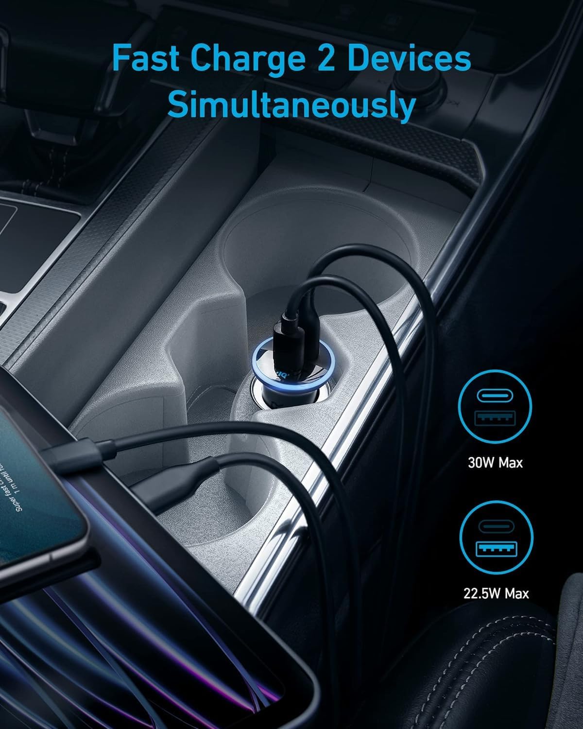 Anker <b>323</b> Car Charger (52.5 W) - Agenda365.com