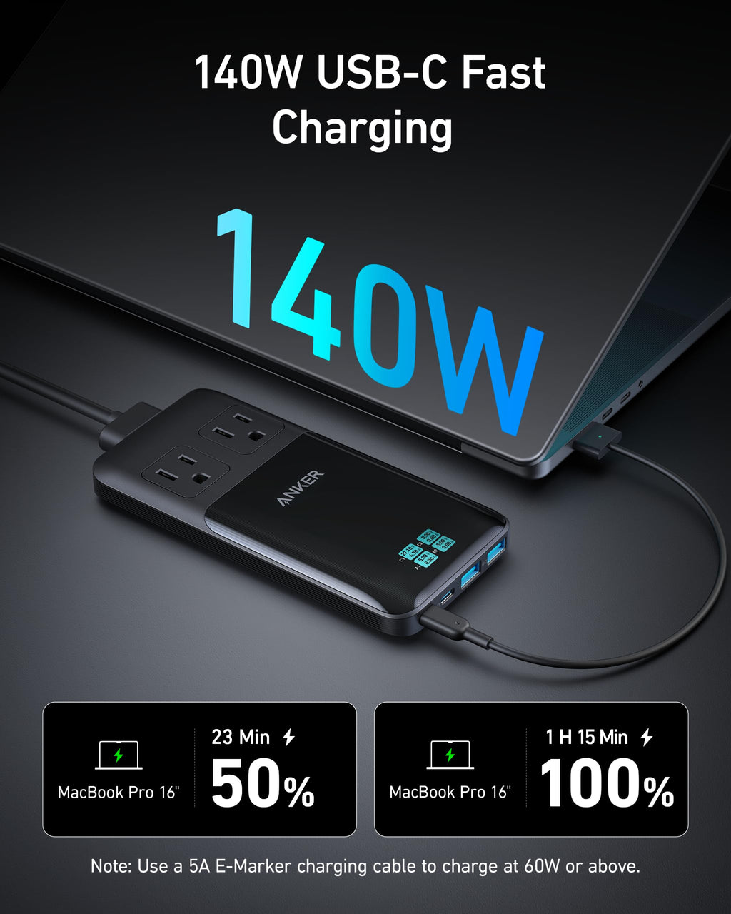 Anker Prime 6-in-1 Charging Station (140W) - Agenda365.com