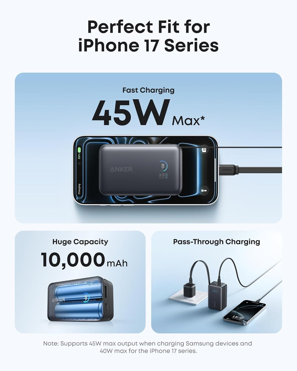 Anker Nano Power Bank (10K, 45W, Built-In Retractable USB-C Cable) - Agenda365.com